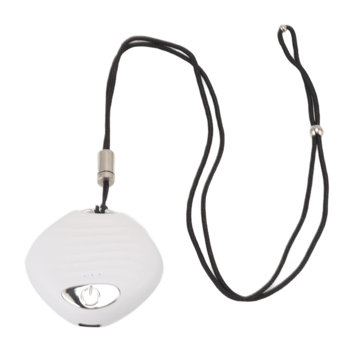 Mini Wearable Air Purifier Smoke Odor Removal Portable Negative Ion Air Purifier Necklace for Car Travel White