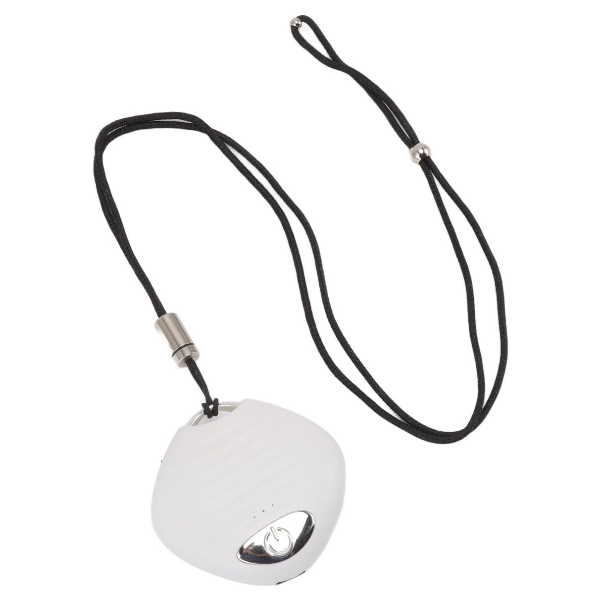 Mini Wearable Air Purifier Smoke Odor Removal Portable Negative Ion Air Purifier Necklace for Car Travel White