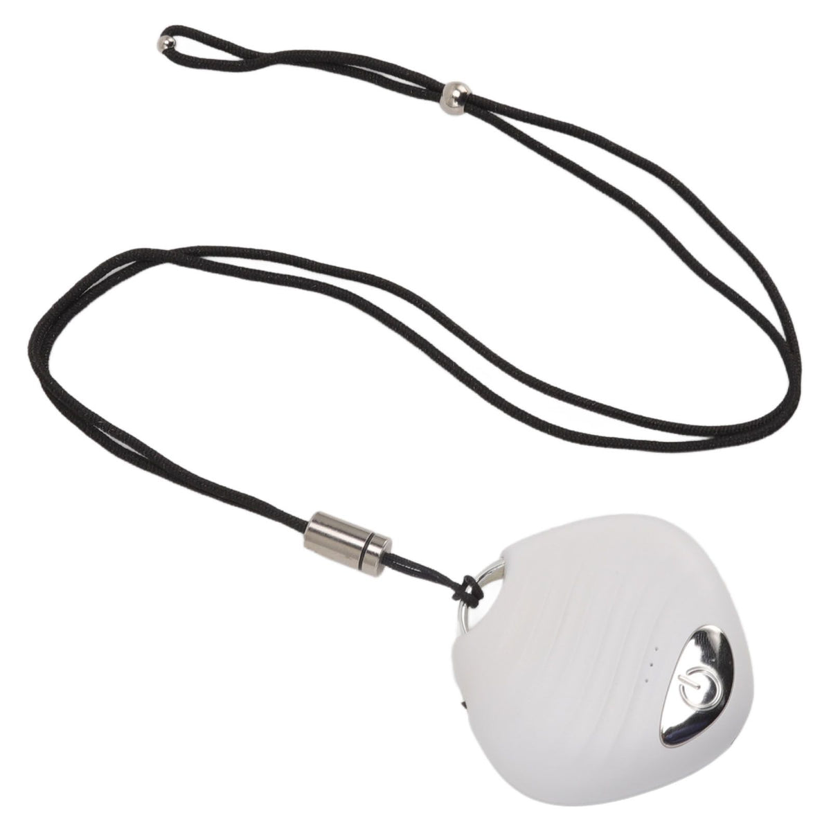 Mini Wearable Air Purifier Smoke Odor Removal Portable Negative Ion Air Purifier Necklace for Car Travel White