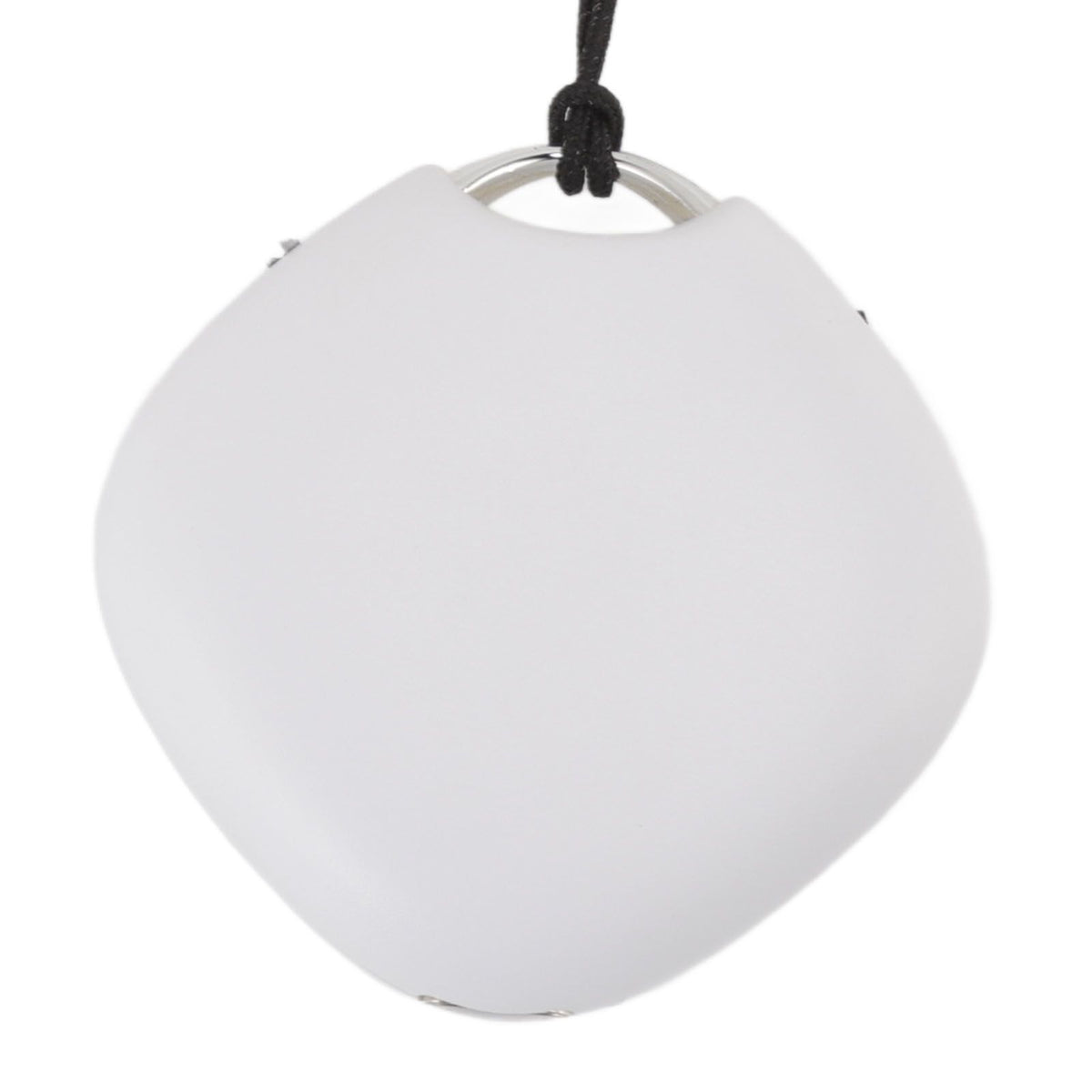 Mini Wearable Air Purifier Smoke Odor Removal Portable Negative Ion Air Purifier Necklace for Car Travel White