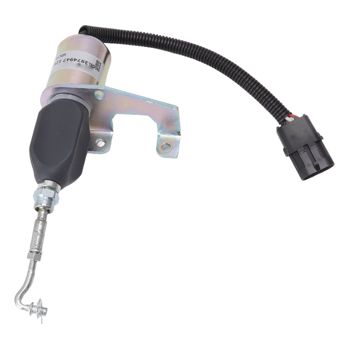 Fuel Shut Off Solenoid Valve 3974947 12V Excavator Engine Stop Electric Flameout Accessories