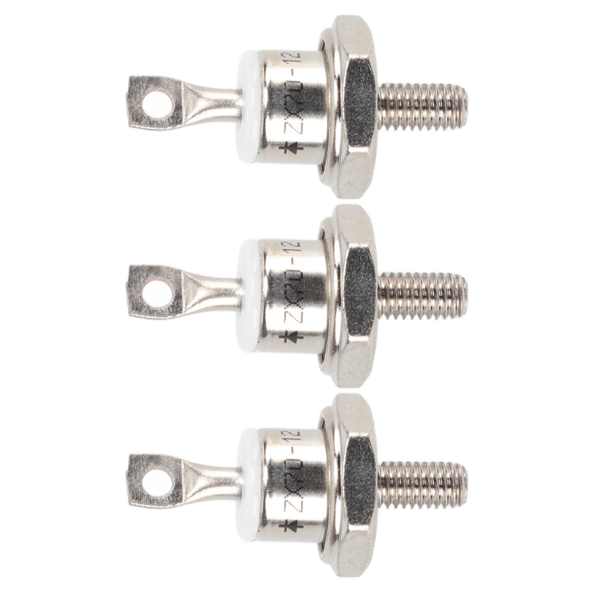 3Pcs ZX70 12 70A Diesel Generator Rectifier Diode Replacement Diesel Engine Generator Diode for Diesel Generator Parts Positive
