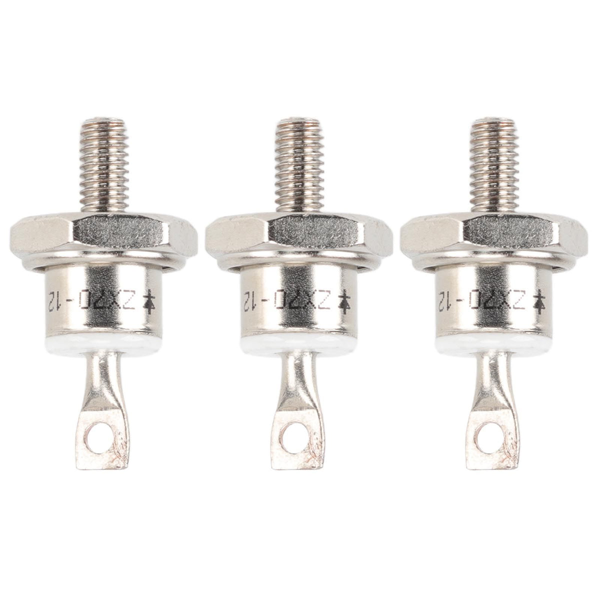3Pcs ZX70 12 70A Diesel Generator Rectifier Diode Replacement Diesel Engine Generator Diode for Diesel Generator Parts Negative