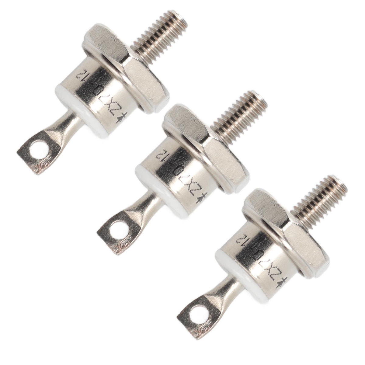 3Pcs ZX70 12 70A Diesel Generator Rectifier Diode Replacement Diesel Engine Generator Diode for Diesel Generator Parts Negative