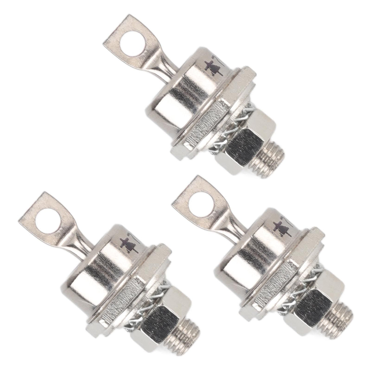 3PCS 70HFR120 70A Rectifier Diode Compact Stable Spiral Rectifier Module for Diesel Generator Accessories Positive Pole