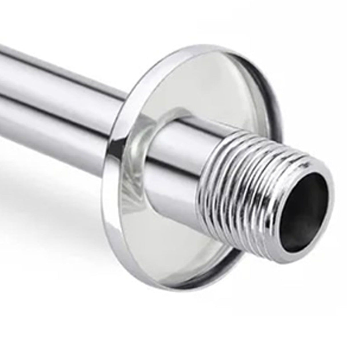 Shower Arm Pipe 50m Total Length 20mm Diameter Round Stainless Steel Chrome Plated Rust Resistance Shower Head Arm