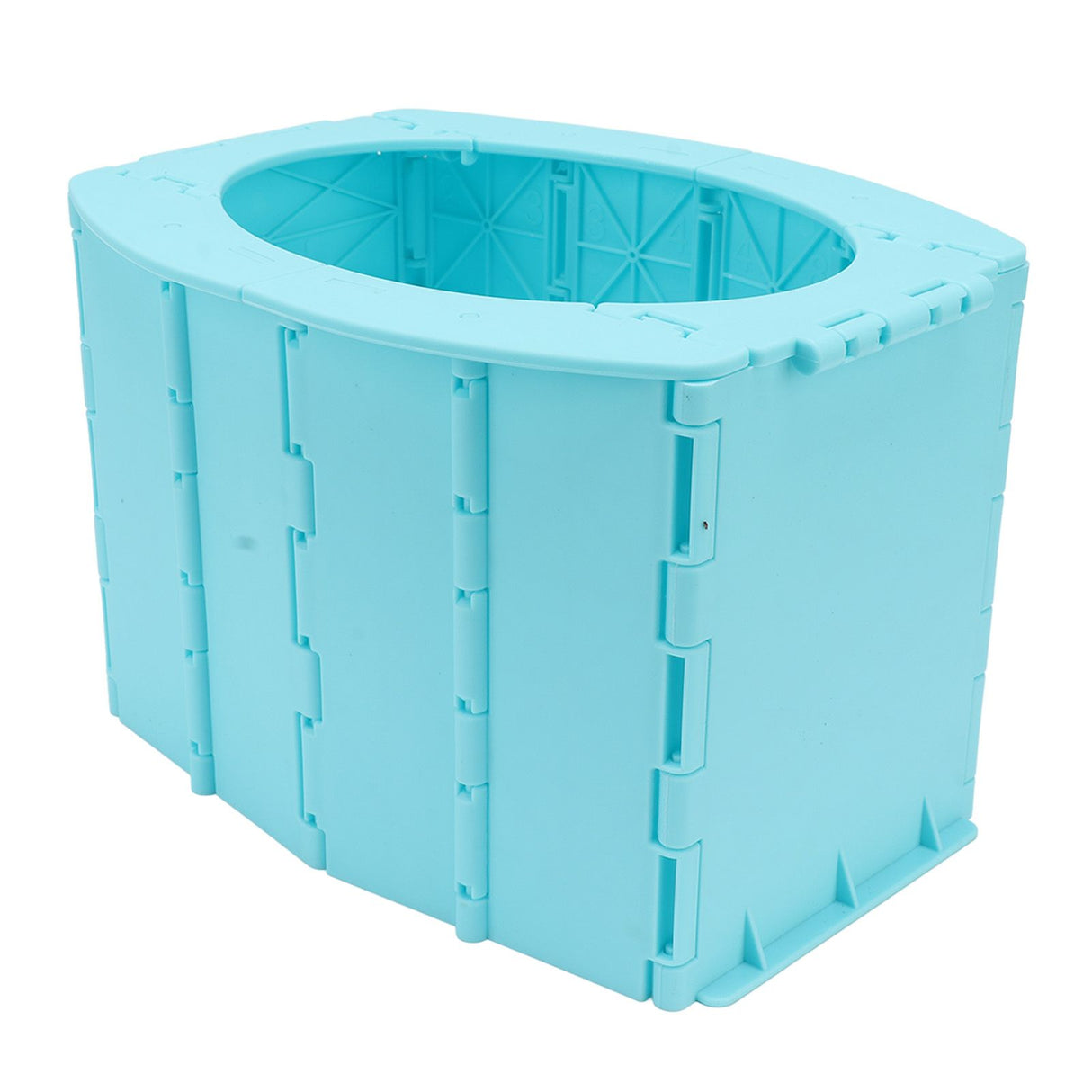Kids Portable Toilet Portable Foldable Easy Cleaning ABS Potty Training Toilet for Outdoor Emergency Camping