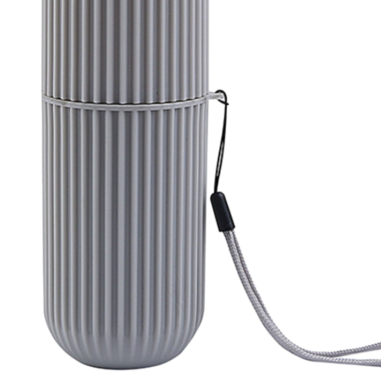 Toothbrush Cup Case Multifunctional Portable Plastic Toothbrush Toothpaste Case Box for Travel Camping Gray