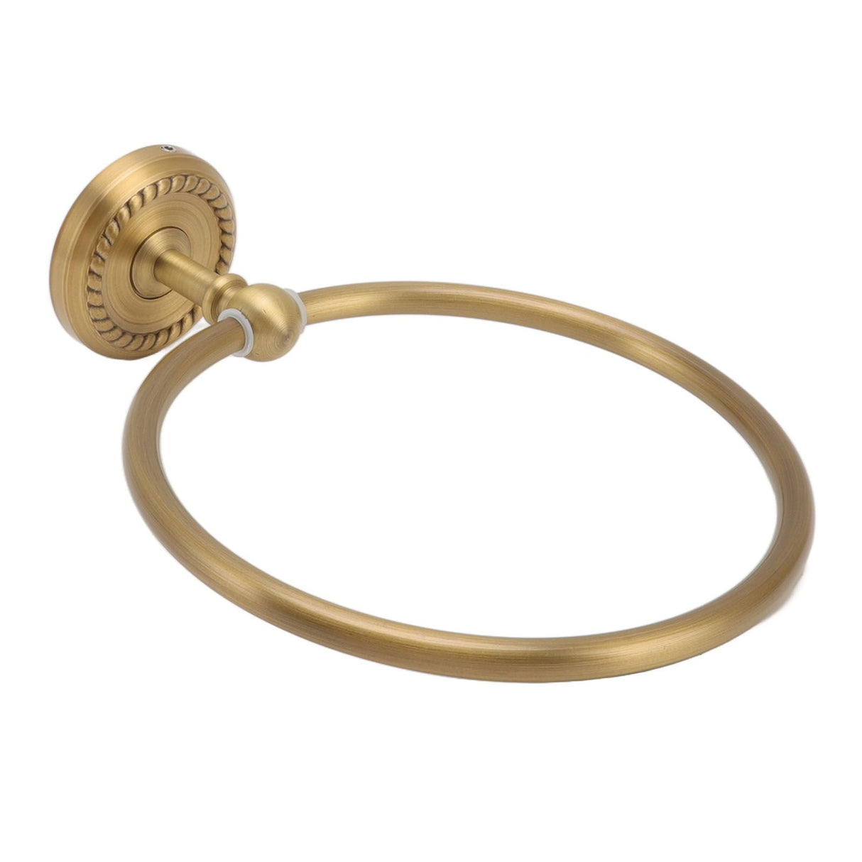 Towel Ring Antique Style Brass Stainless Steel High Hardness Durable Rustproof Hand Towel Holder for Bathroom