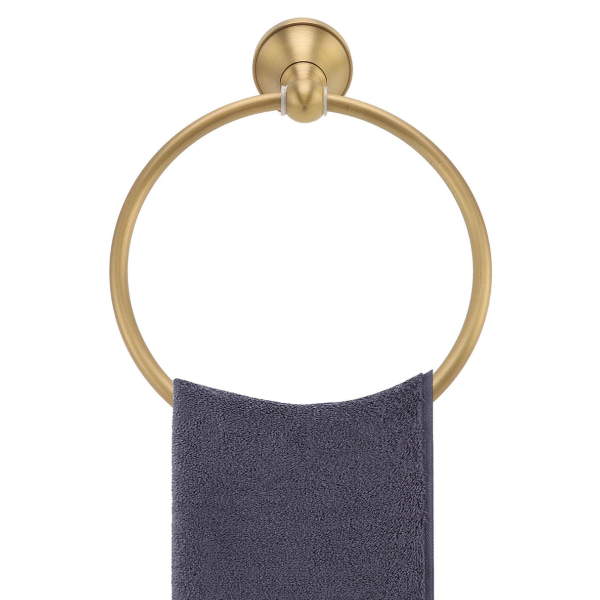 Wall Mounted Towel Ring Heavy Duty Antique Brass Towel Holder for Bathroom Accessories