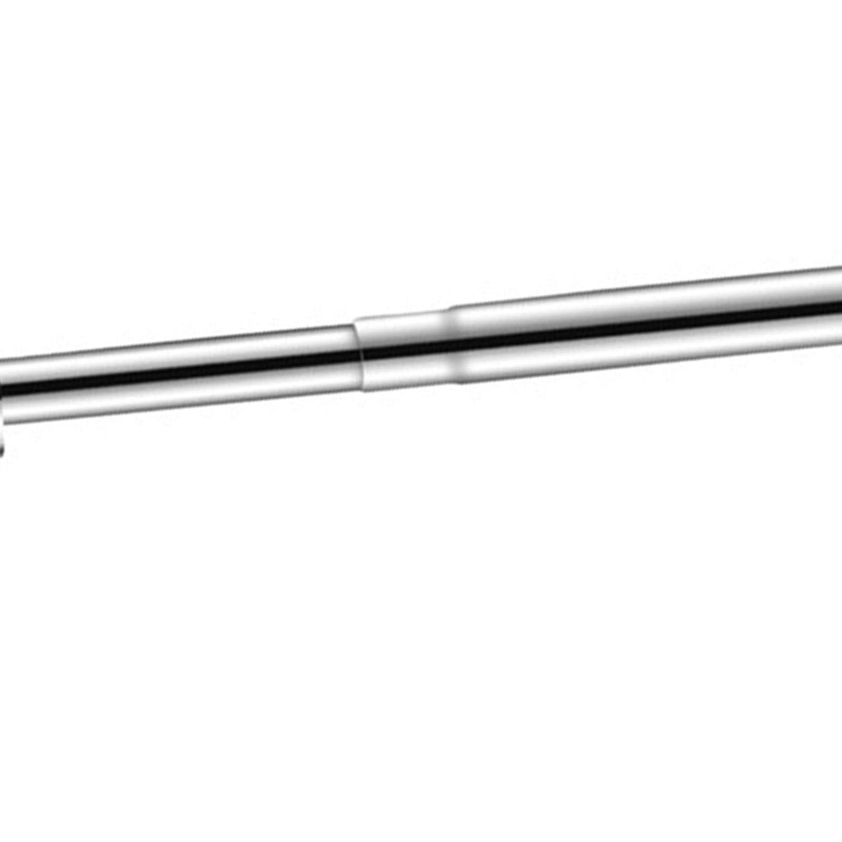 Adjustable Closet Rod Stainless Steel Punch Free Retractable Clothes Drying Rod for Bathroom Bedroom Closet 25 Tubes 55‑85cm
