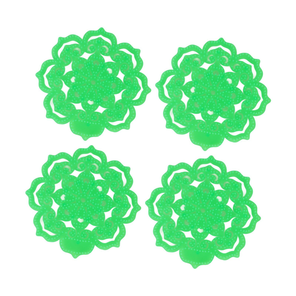 4pcs Urinal Screen Odor Proof Urinal Screen Deodorizer Urinal Splash Reducing Mats for Restaurants Office Toilet