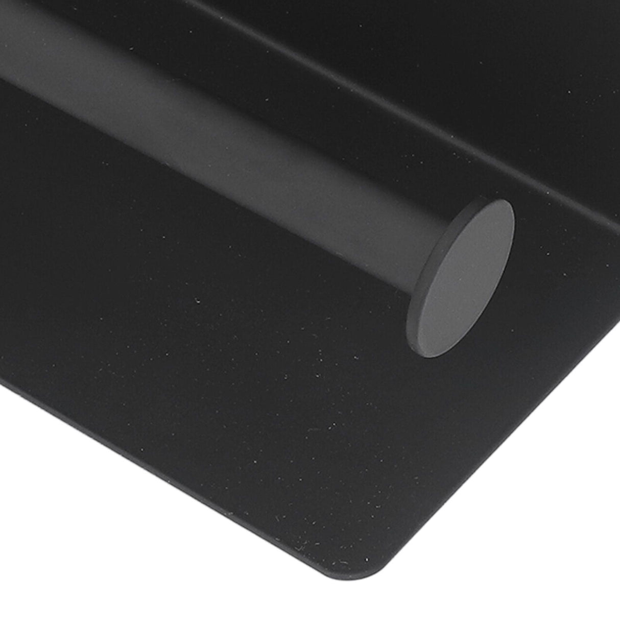 Stainless Steel Toilet Paper Holder with Shelf Self Adhesive Punch Free Toilet Paper Shelf Roll Holder for Bathroom K10 Black