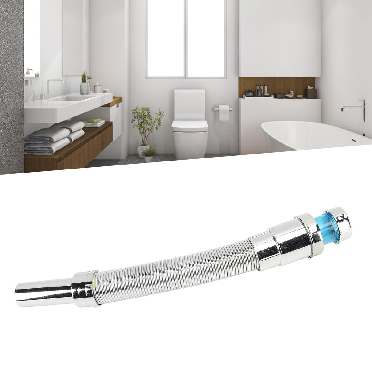 Flexible Rain Gutter Downspout Extension Retractable Drain Downspout Extender Connector
