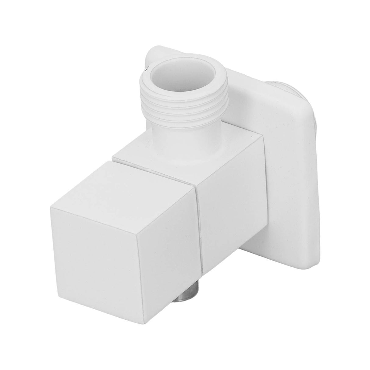 1/2in Water Outlet Valve Thicken Copper 1 in 2 Out Hot Cold Water Diverter Valve for Home White