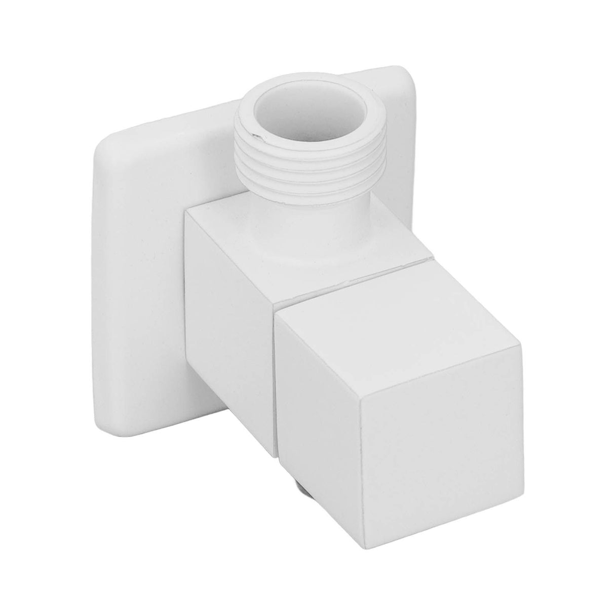 1/2in Water Outlet Valve Thicken Copper 1 in 2 Out Hot Cold Water Diverter Valve for Home White