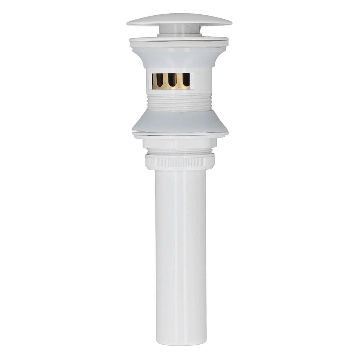 Pop Up Drain Stopper Press Bounce Deodorization Bathroom Sink Drain for Home White With Hole