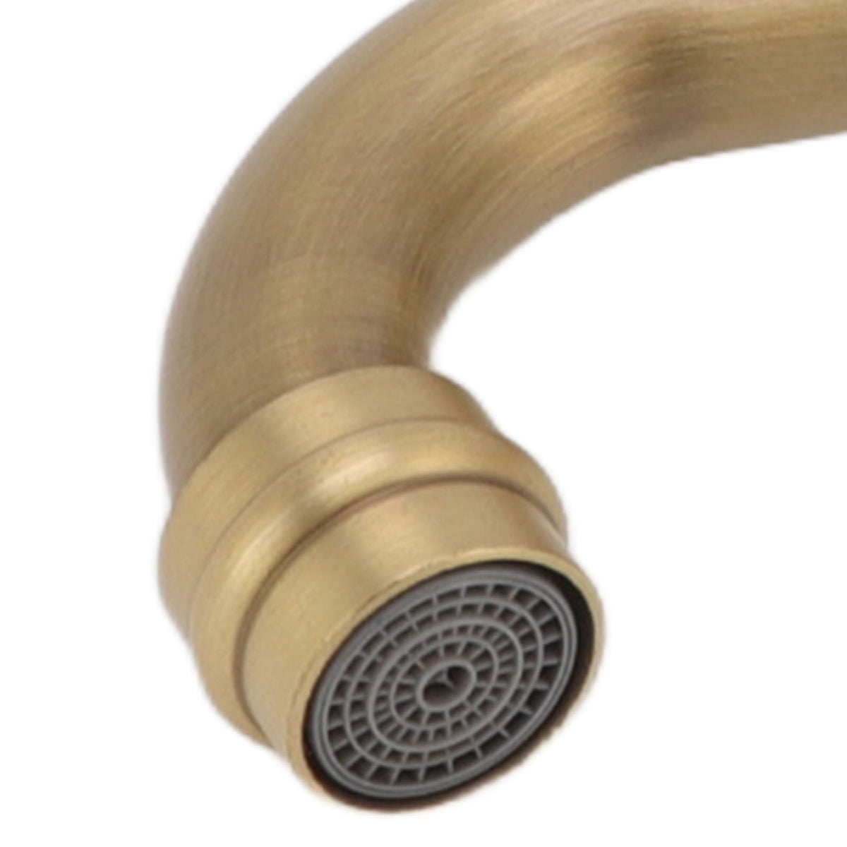 Bathroom Sink Faucet Antique Brass Vanity Mixer Faucet Tap Heightening Single Handle Wash Basin Tap with Hoses for Home