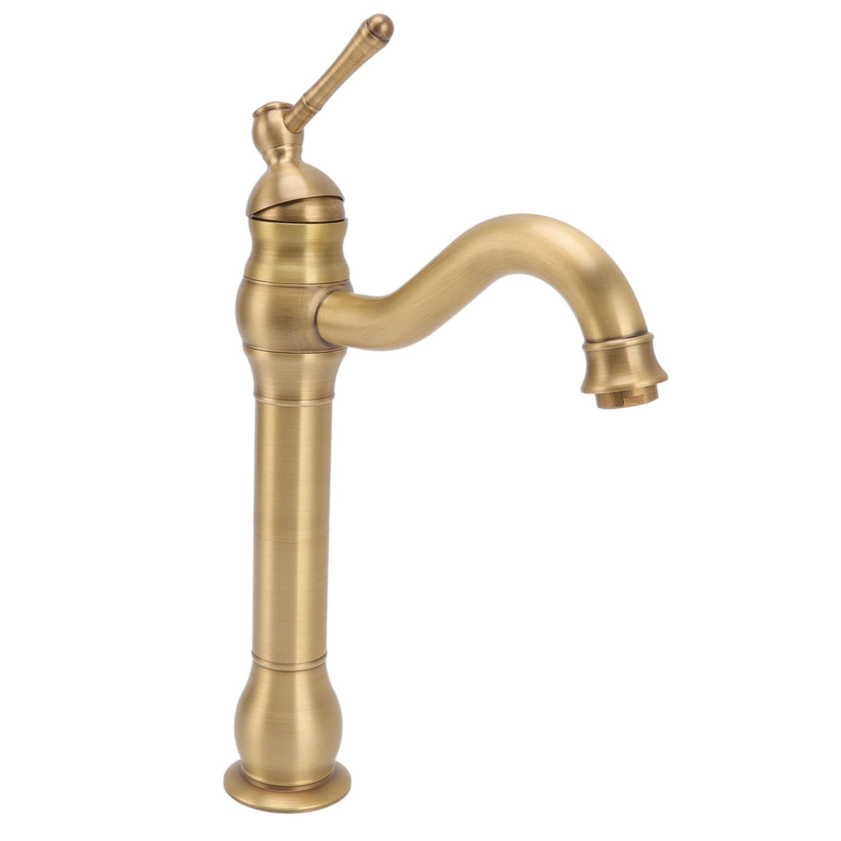 Basin Faucet Retro European Style Brass Gourd Design with Hose and Gasket Bathroom Sink Faucet for Home