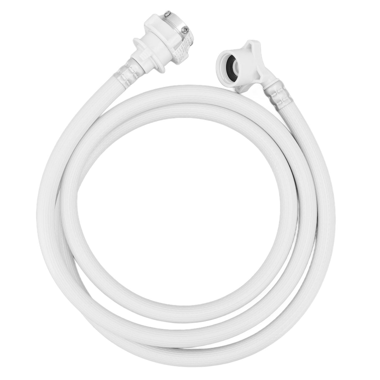 Washing Machine Water Inlet Hose Burst Proof PVC Water Pipe with Metal Connector for Haier Automatic Washing Machine 2m / 6.6ft