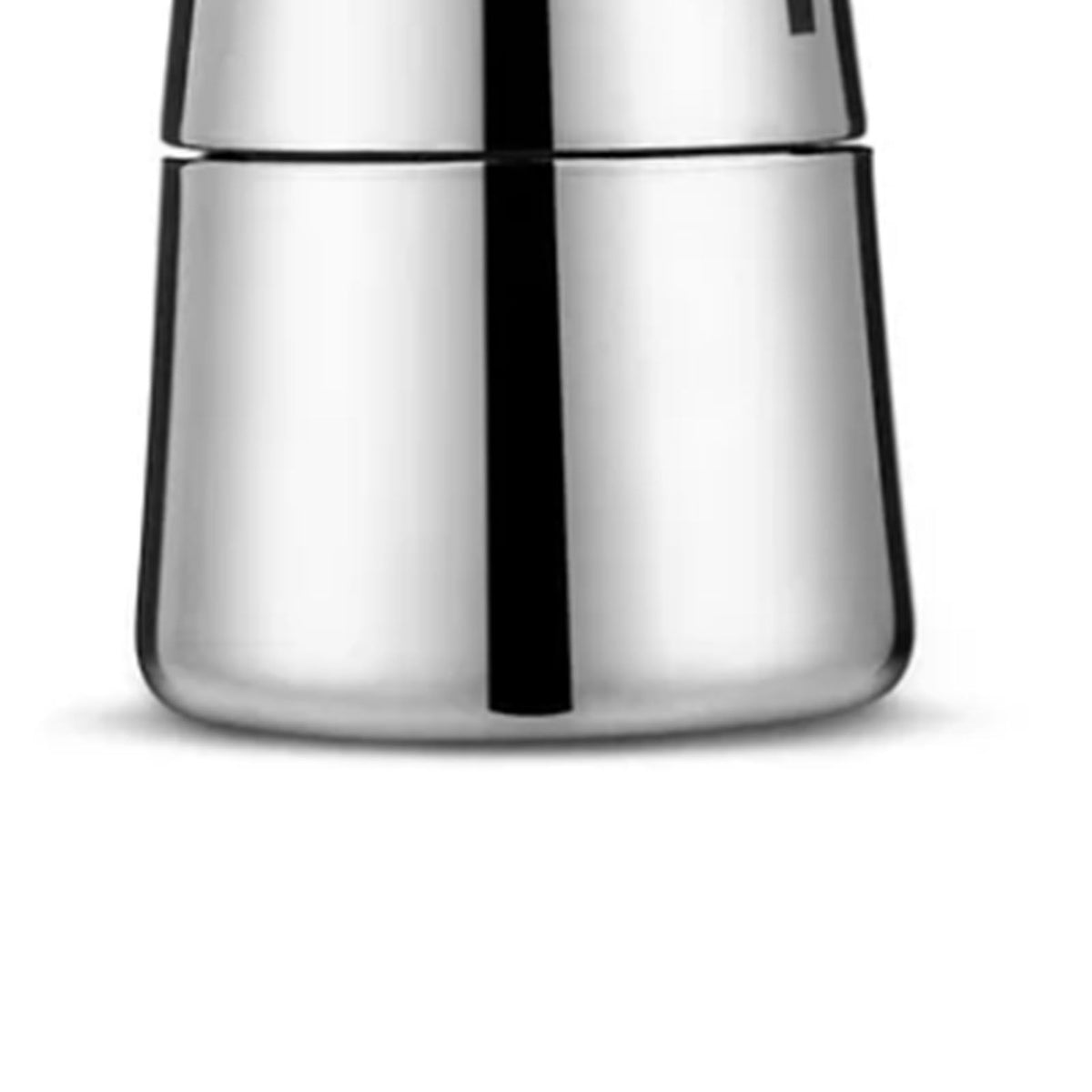 300ML Moka Pot Stainless Steel Italian Ergonomic Design Insulated Coffee Pot for Home