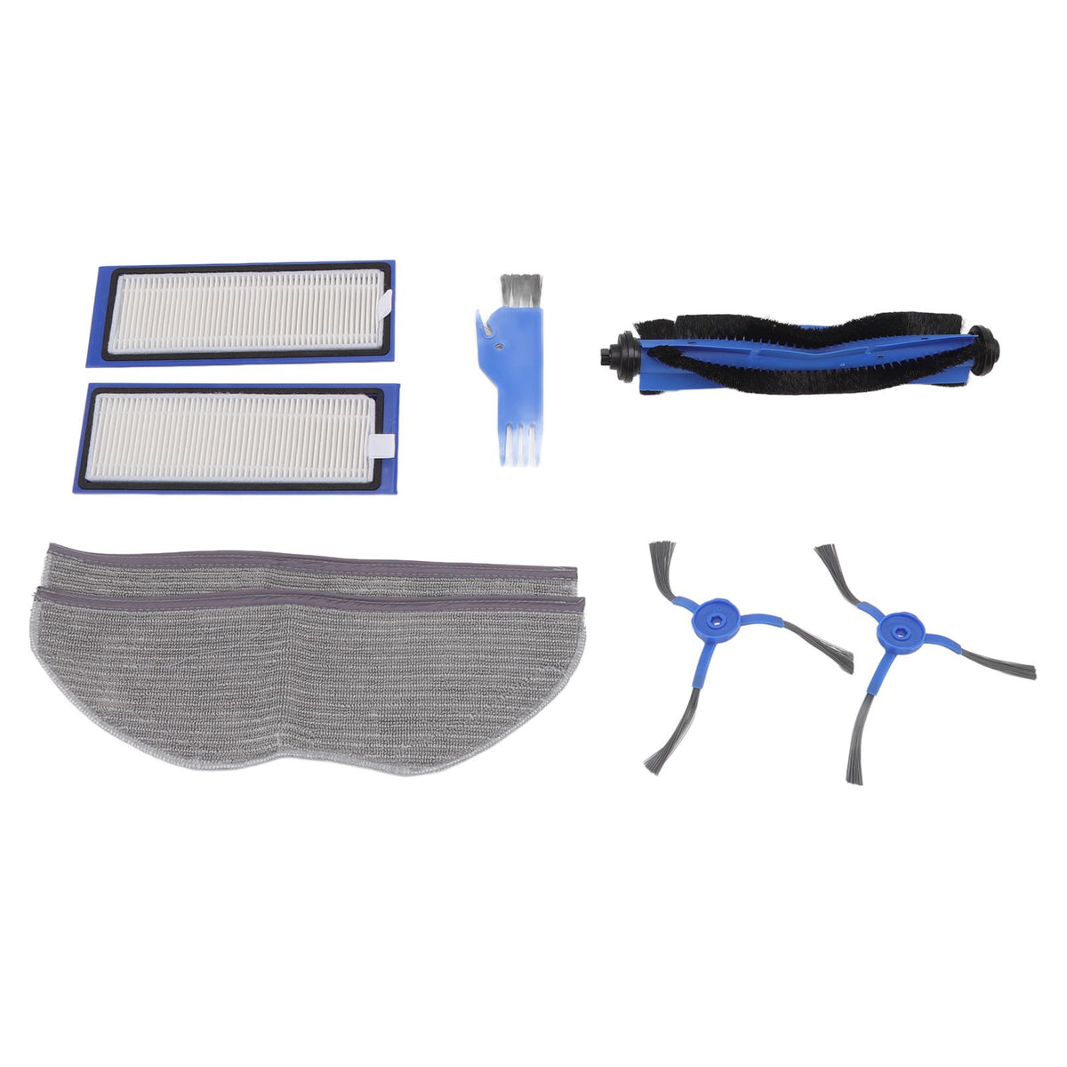 Sweeping Robot Replacement Parts Silicone ABS Main Brush Side Brush Filter Rag Flat Comb for Eufy RoboVac L70 Hybrid