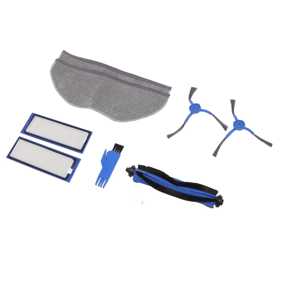 Sweeping Robot Replacement Parts Silicone ABS Main Brush Side Brush Filter Rag Flat Comb for Eufy RoboVac L70 Hybrid