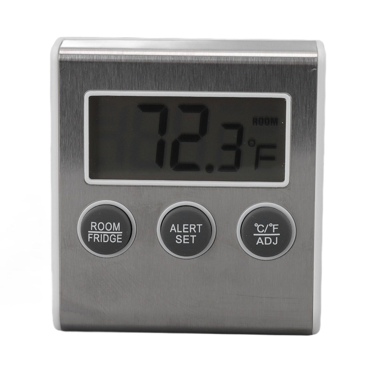 Digital Fridge Thermometer Alarm Memory Function Small Freezer Thermometer with Magnet for Laboratory White