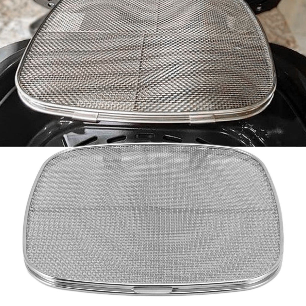 Fryer Splatter Shield for Foodi AG301 AG300C AG301C AG302 AG400 304 Stainless Steel Detachable Splatter Screen