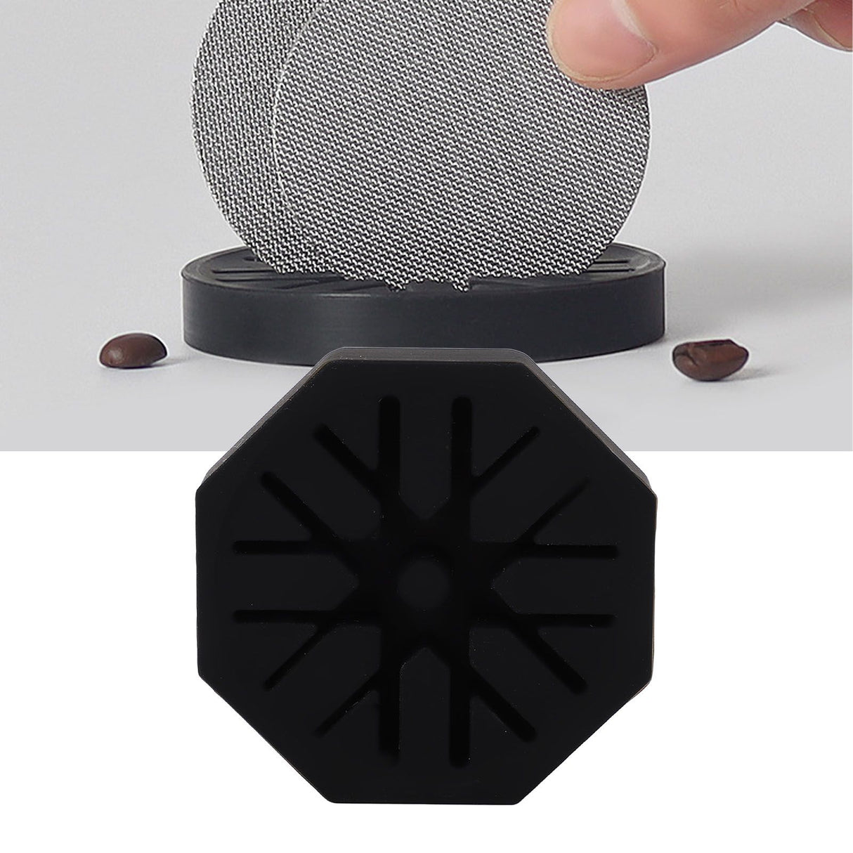 Puck Screen Stand Silicone Flexible Cleanable Stable Long Lasting Portafilter Basket Stand Holder