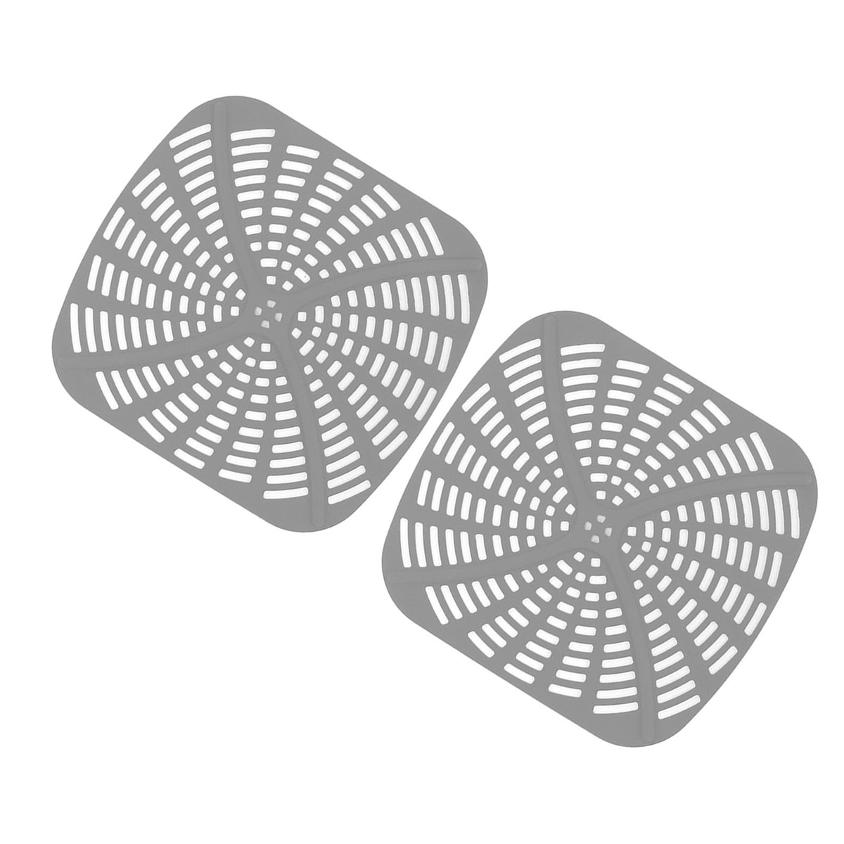 2pcs Fryer Reusable Silicone Fryer Liner Scratch Resistant Silicone Liner Mat for Ninja Foodi AG301 Fryer Grey