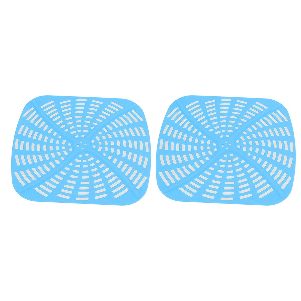 2pcs Fryer Reusable Silicone Fryer Liner Scratch Resistant Silicone Liner Mat for Ninja Foodi AG301 Fryer Blue