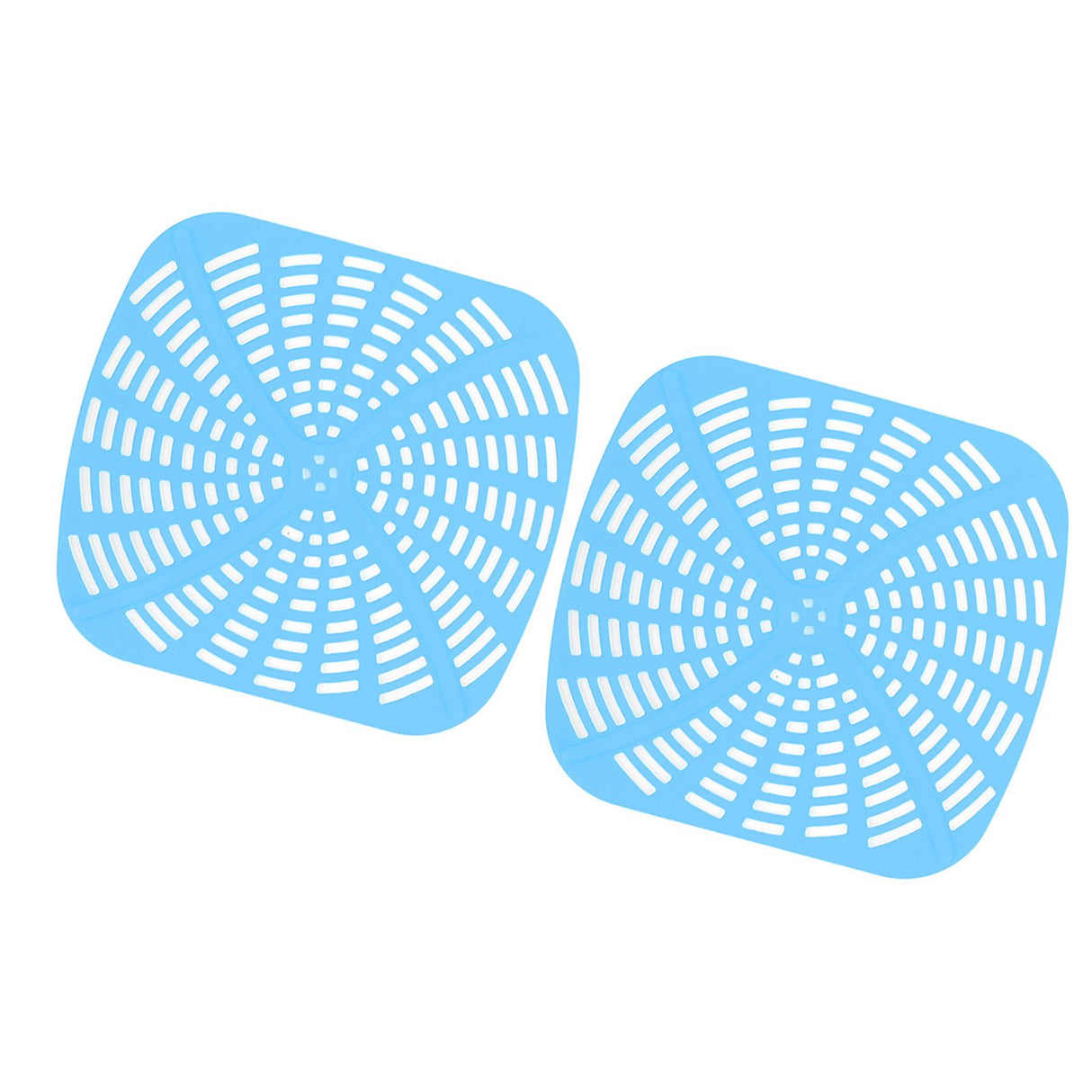 2pcs Fryer Reusable Silicone Fryer Liner Scratch Resistant Silicone Liner Mat for Ninja Foodi AG301 Fryer Blue