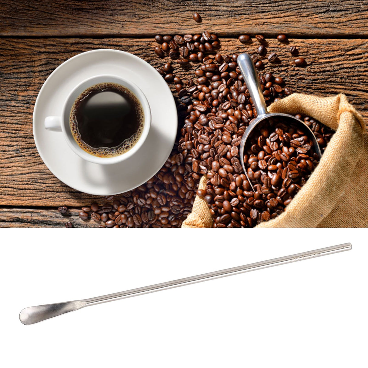 Coffee Stir Stick 304 Stainless Steel Safe Odor Free Corrosion Resistance Beverage Stirrer for Milk Tea Cocktail Making
