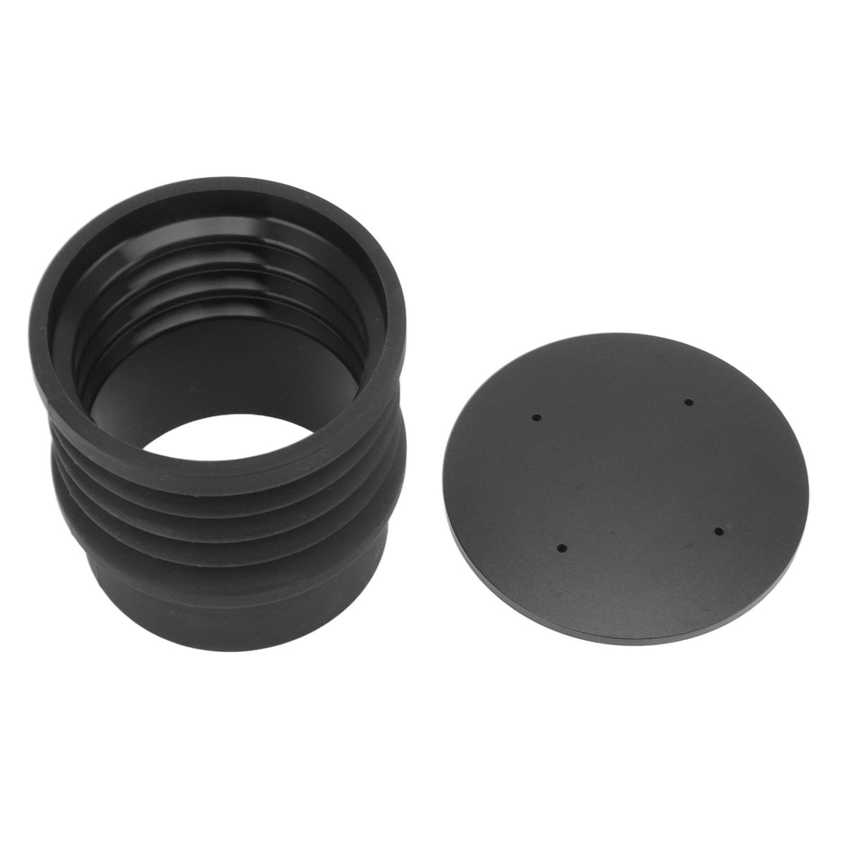 Coffee Grinder Blowing Bean Bin Silicone Coffee Grinder Cleaning Tool with Aluminum Cover for 900N HC600 Coffee Grinder Parts