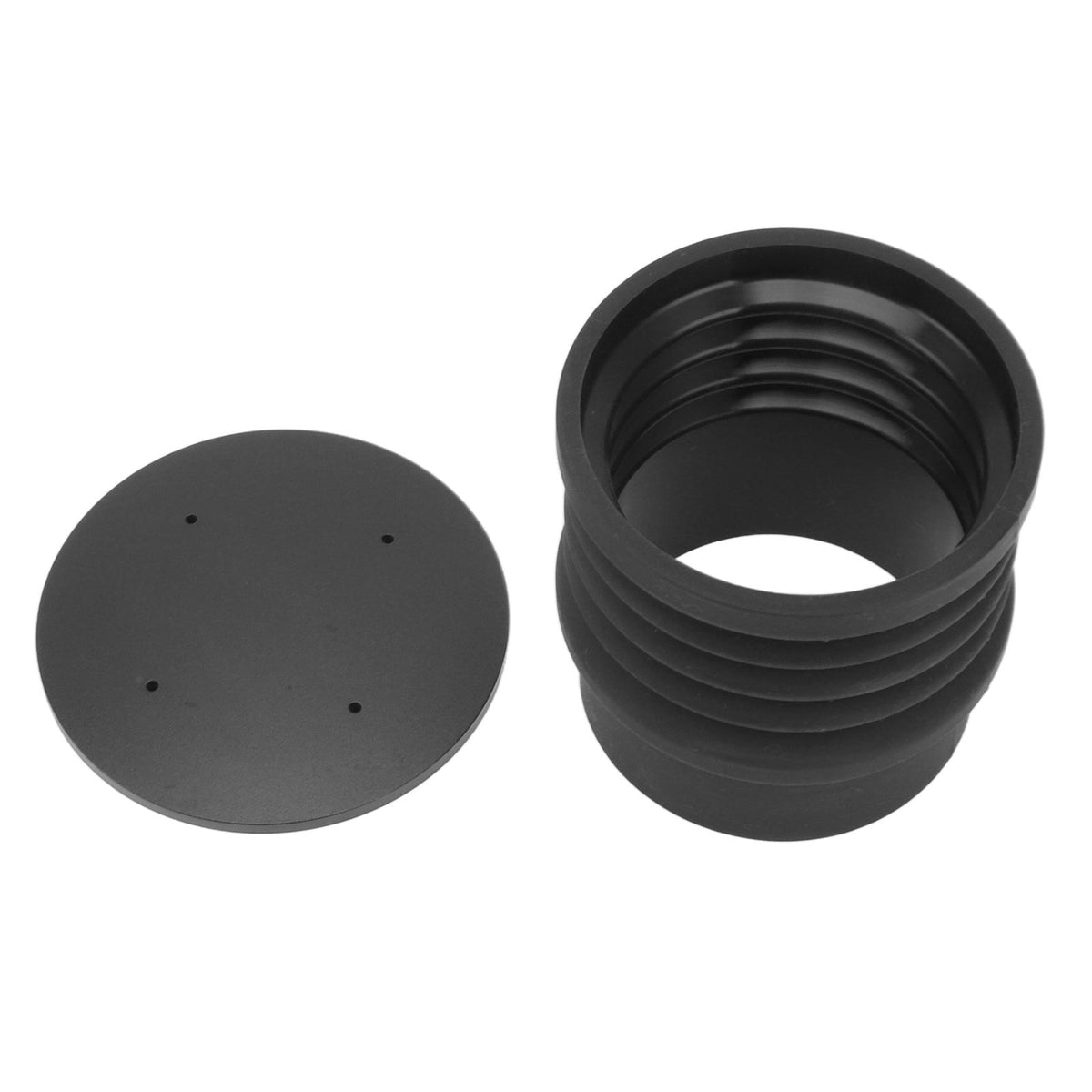 Coffee Grinder Blowing Bean Bin Silicone Coffee Grinder Cleaning Tool with Aluminum Cover for 900N HC600 Coffee Grinder Parts