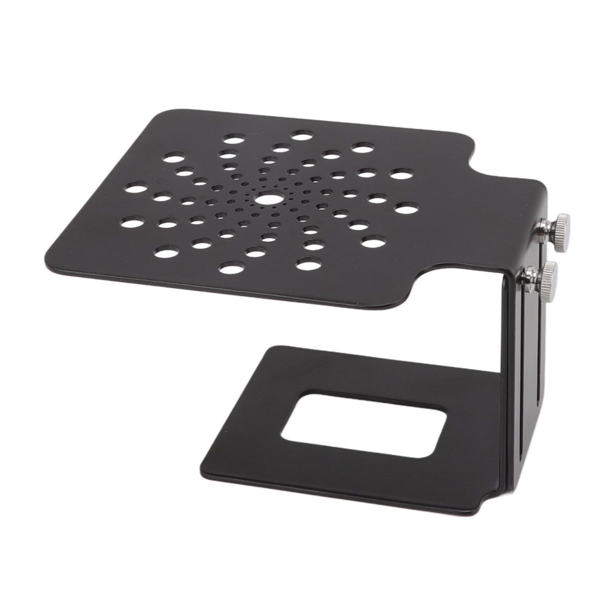 Coffee Machine Scale Rack Stainless Steel Height Adjustable Leakage Design Coffee Electronic Weighing Rack for Home Bar Black