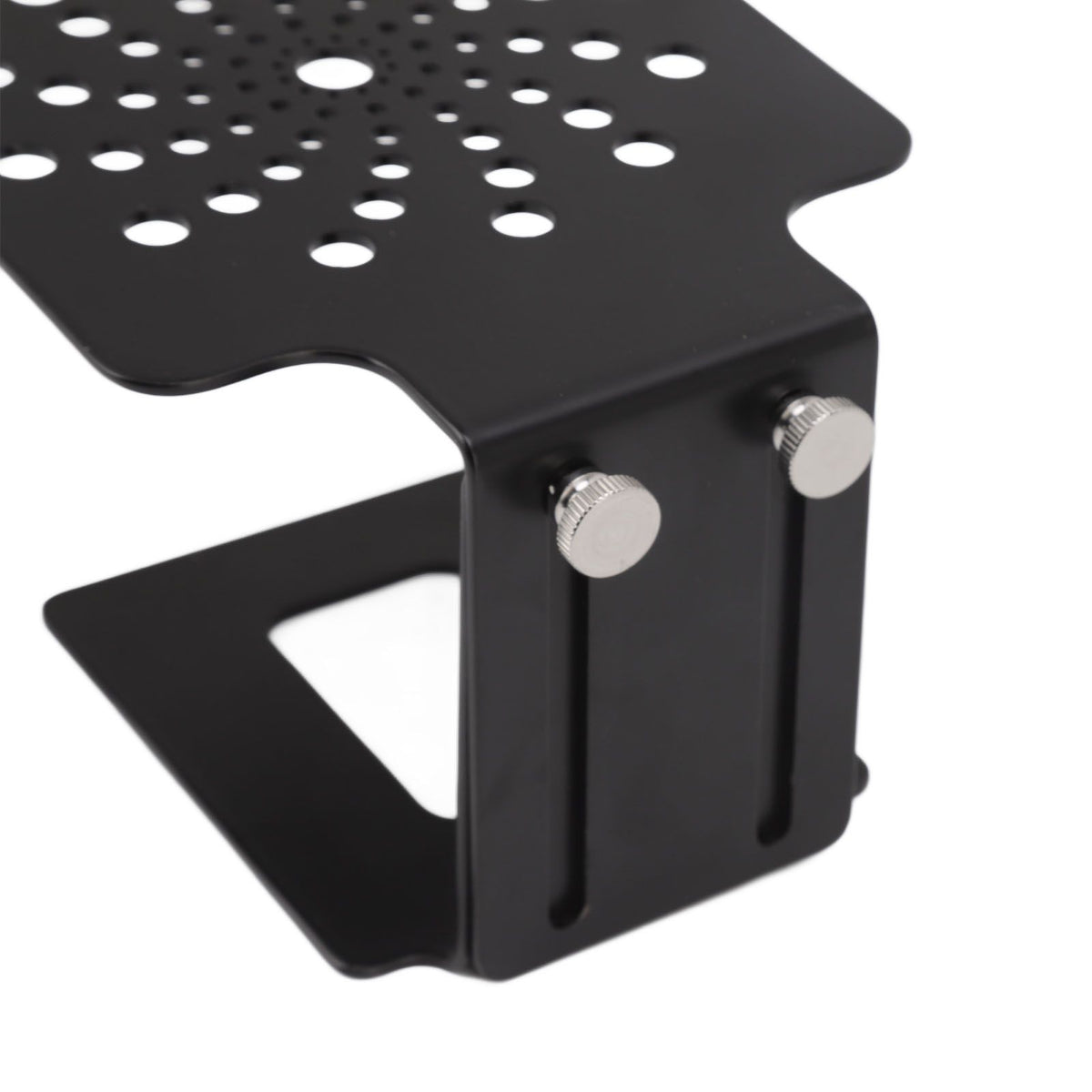 Coffee Machine Scale Rack Stainless Steel Height Adjustable Leakage Design Coffee Electronic Weighing Rack for Home Bar Black