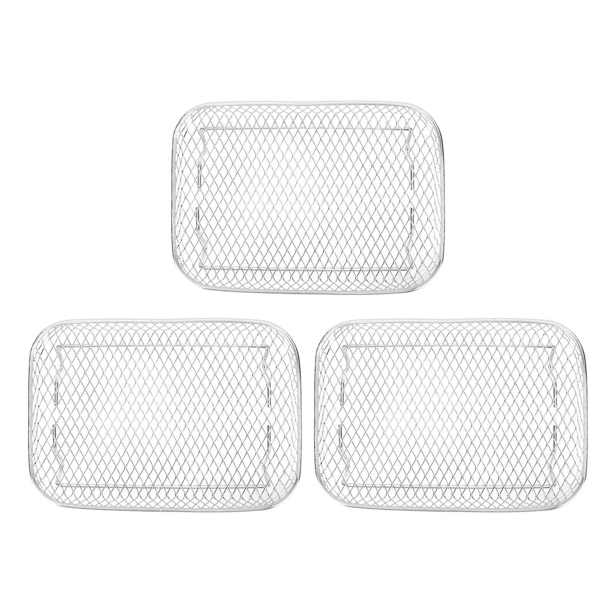 3 Layer Fryer Grilling Rack Stainless Steel Fryer Stakable Racks Household Kitchen Accessories