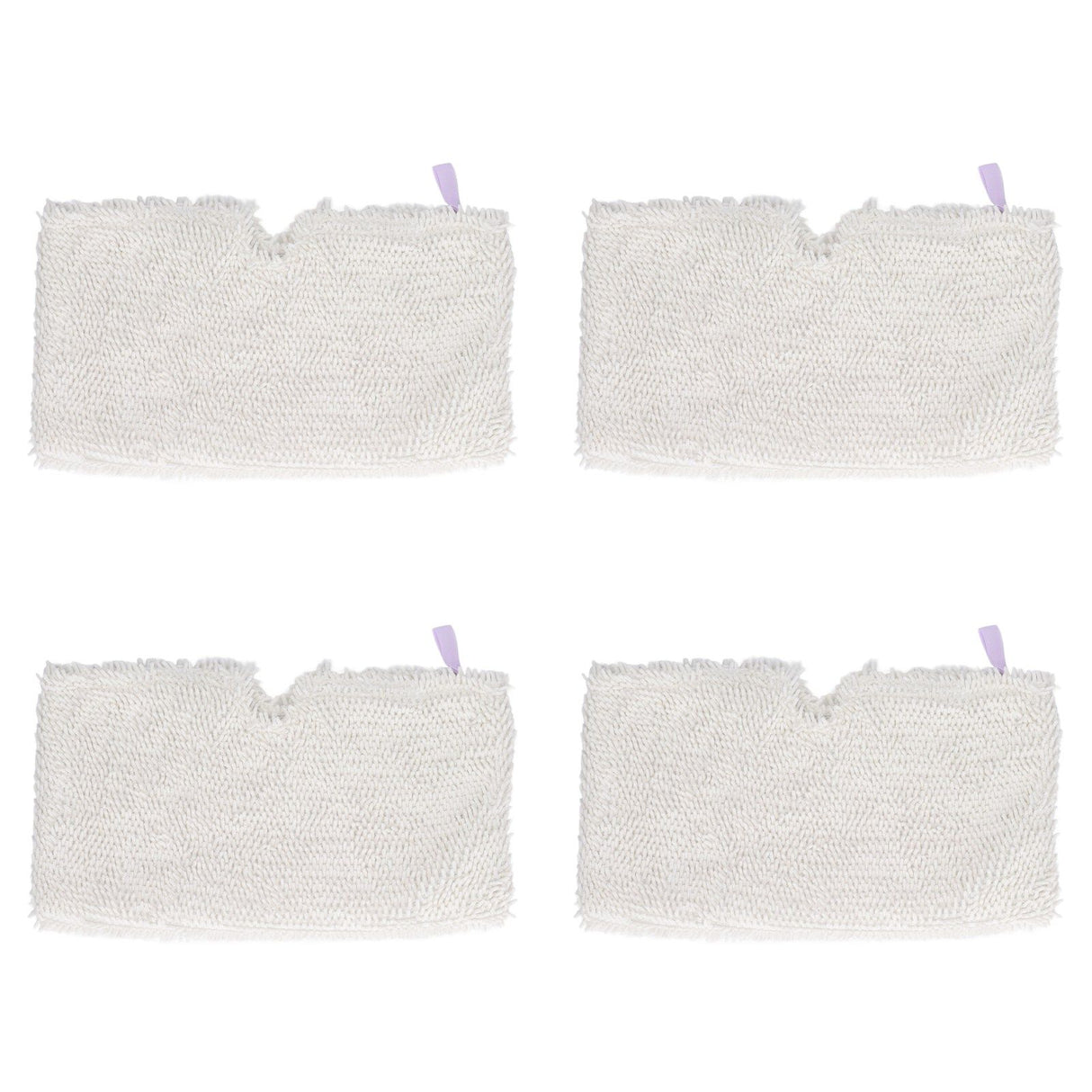 4Pcs Microfiber Mop Pads Replacement Steaming Mop Pads for Shark S3901 S3500 S3501