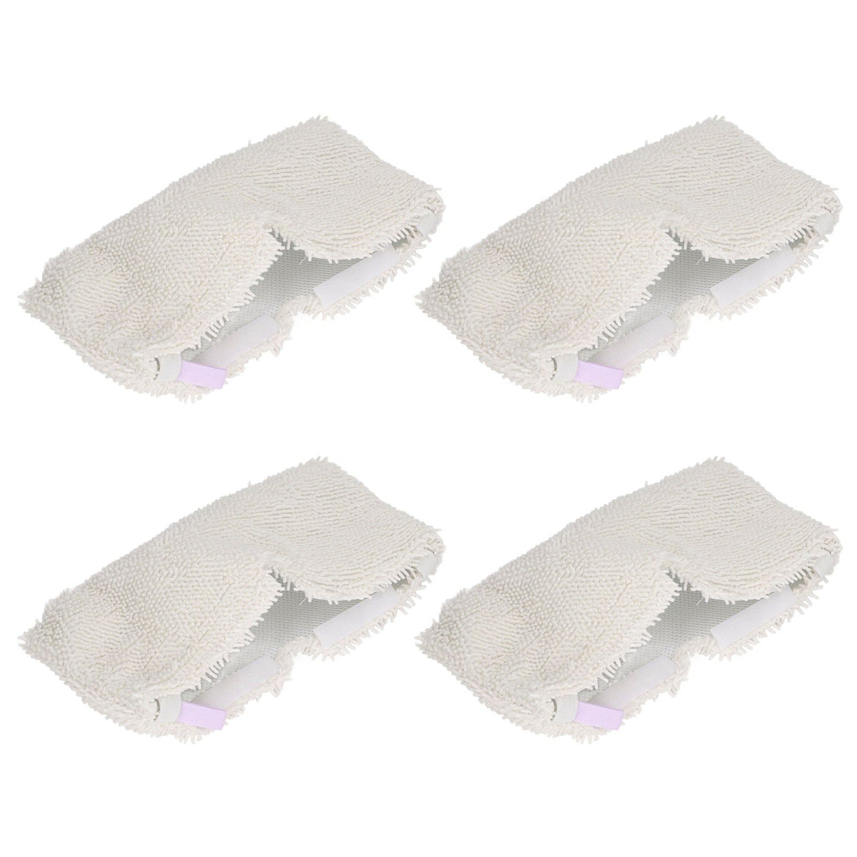 4Pcs Microfiber Mop Pads Replacement Steaming Mop Pads for Shark S3901 S3500 S3501
