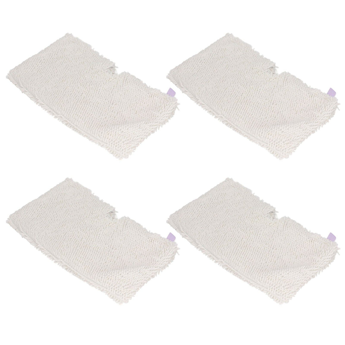 4Pcs Microfiber Mop Pads Replacement Steaming Mop Pads for Shark S3901 S3500 S3501