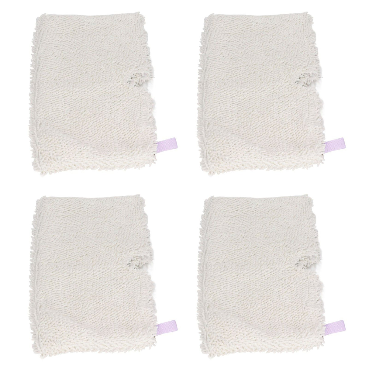 4Pcs Microfiber Mop Pads Replacement Steaming Mop Pads for Shark S3901 S3500 S3501