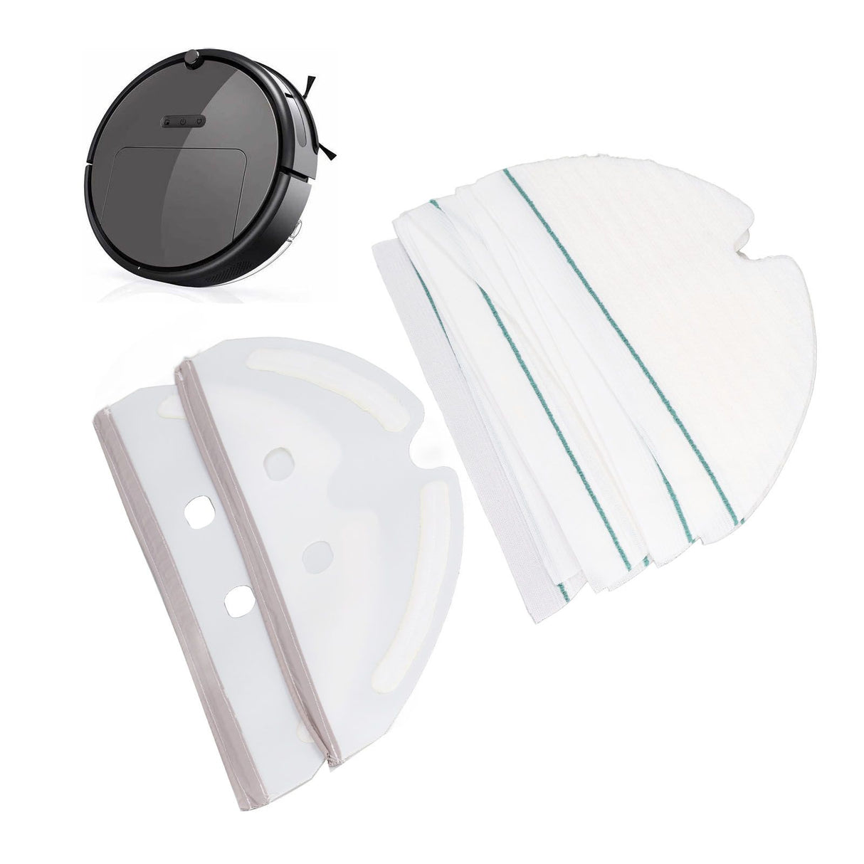 Sweeper Mop Cloth Bracket Kit Disposable Mop Cloth Holder Plate for Xiaomi Roborock S6 S5max E35 E2 Sweeping Robot