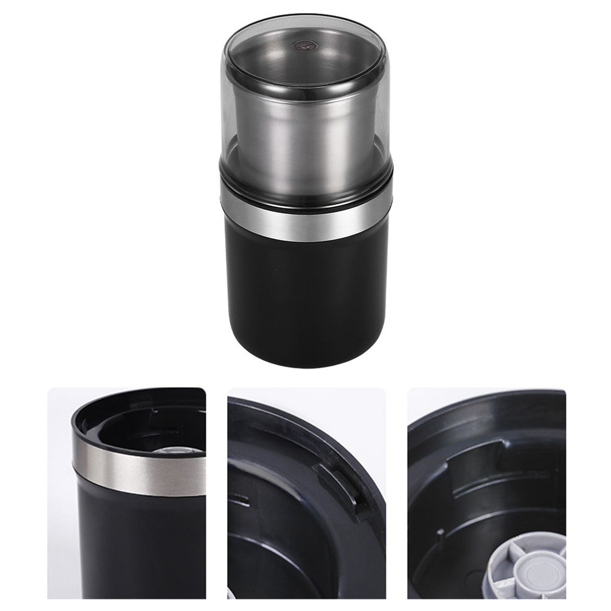 Herb Grinder Wet and Dry Dual Use Multifunction Single Blade Cup Spice Grinder for Garlic Meat CN Plug Slotted Blade