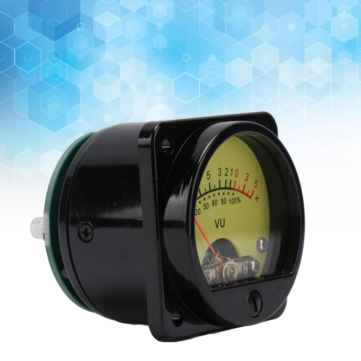 VU Panel Meter Professional VU Meter Audio Level Amp Amplifier with Driver Board AC DC 6‑12V 55mA CQ 45H