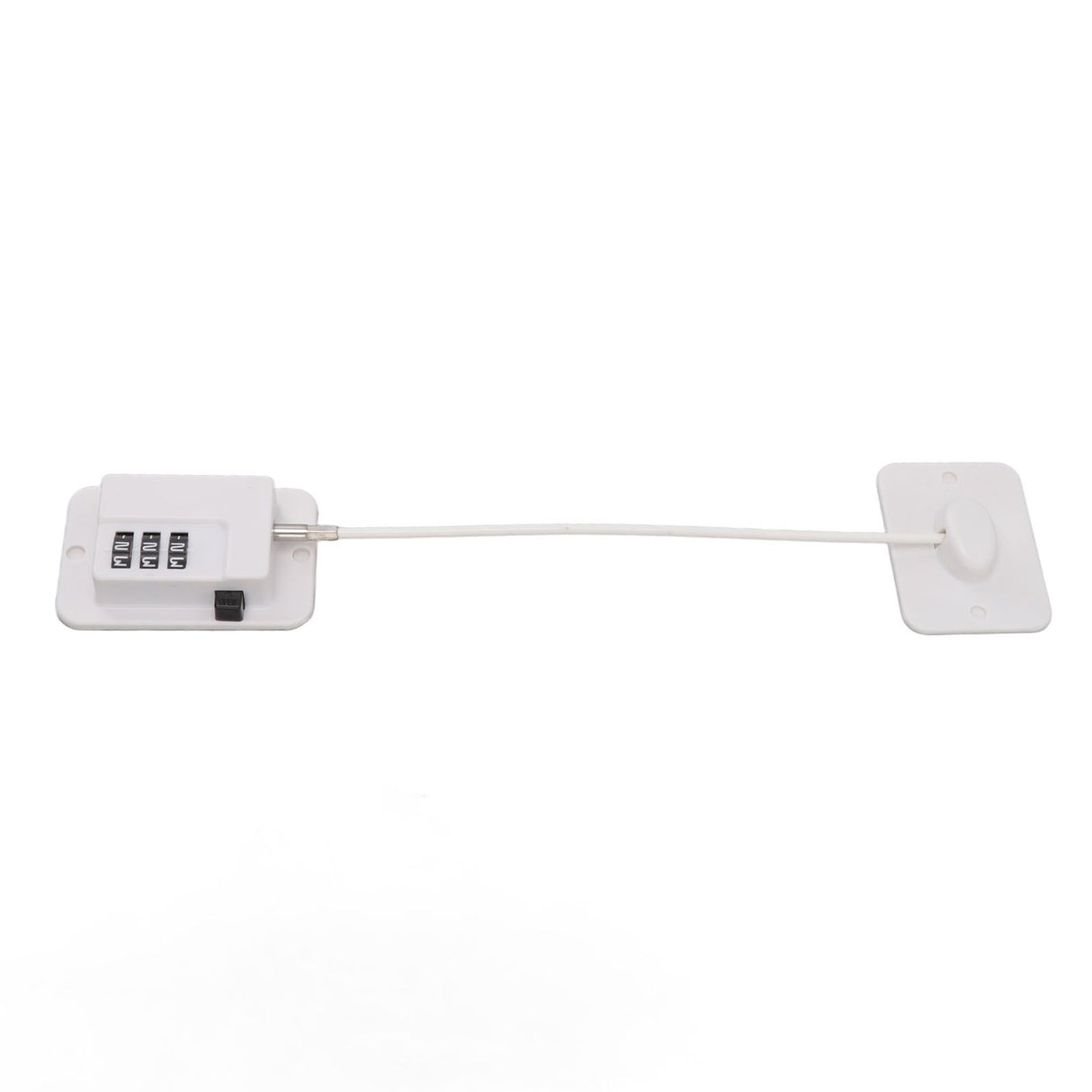 Window Cable Lock Password Unlocking Stable Childproofing Refrigerator Lock with Mounting Screws
