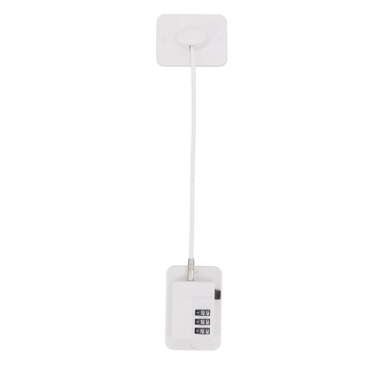 Window Cable Lock Password Unlocking Stable Childproofing Refrigerator Lock with Mounting Screws
