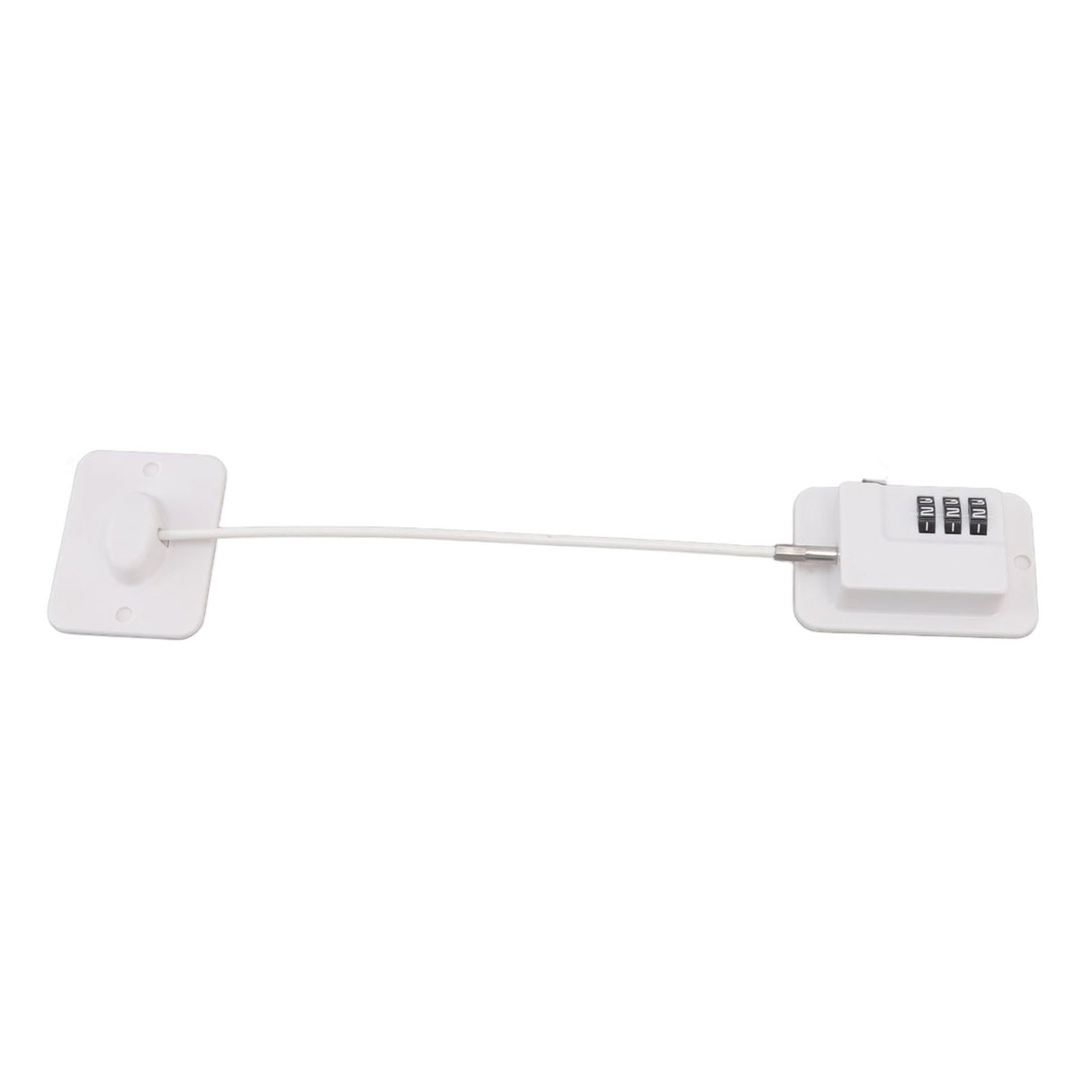 Window Cable Lock Password Unlocking Stable Childproofing Refrigerator Lock with Mounting Screws