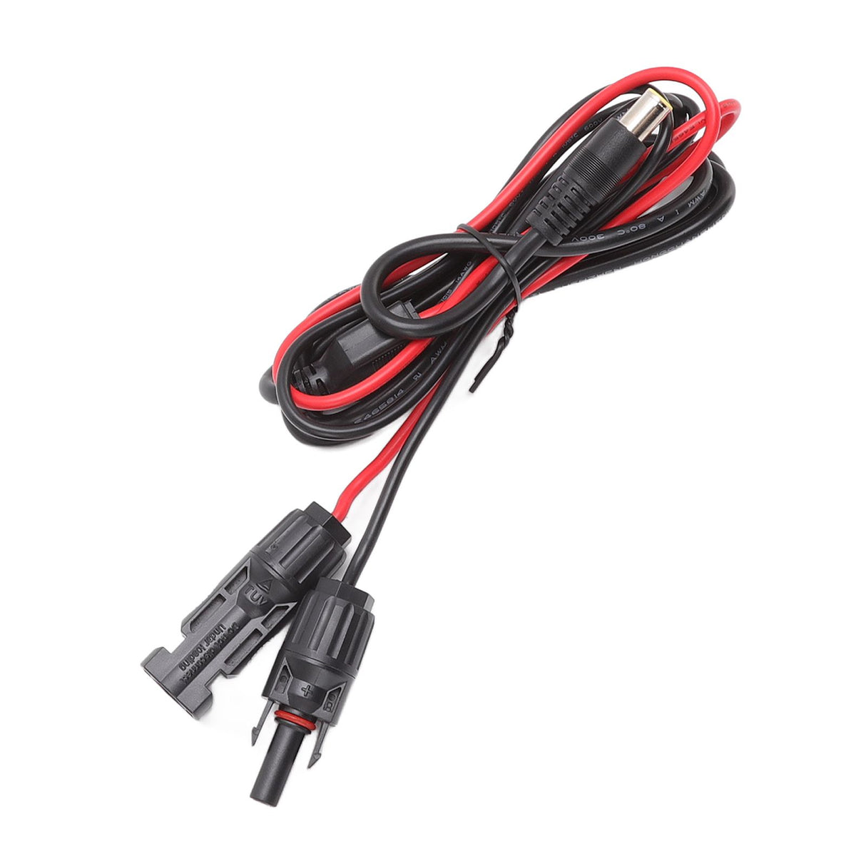 Solar Panel Connector Adapter Female to Male 2 Cores DC7.9mm Copper PVC 16AWG DC 8.0 Extension Cord